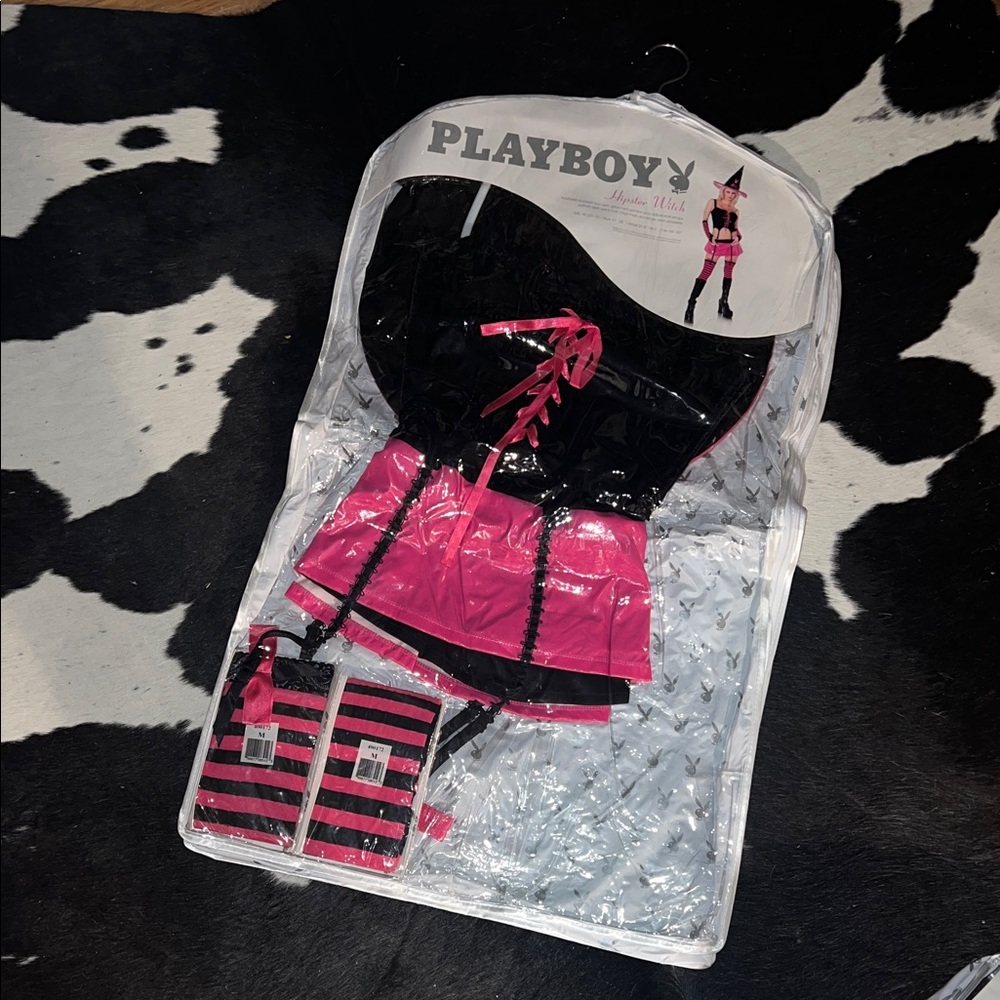 PLAYBOY Vintage Deadstock 2006 Hipster Witch Halloween Costume, New, size medium - Picture 2 of 5